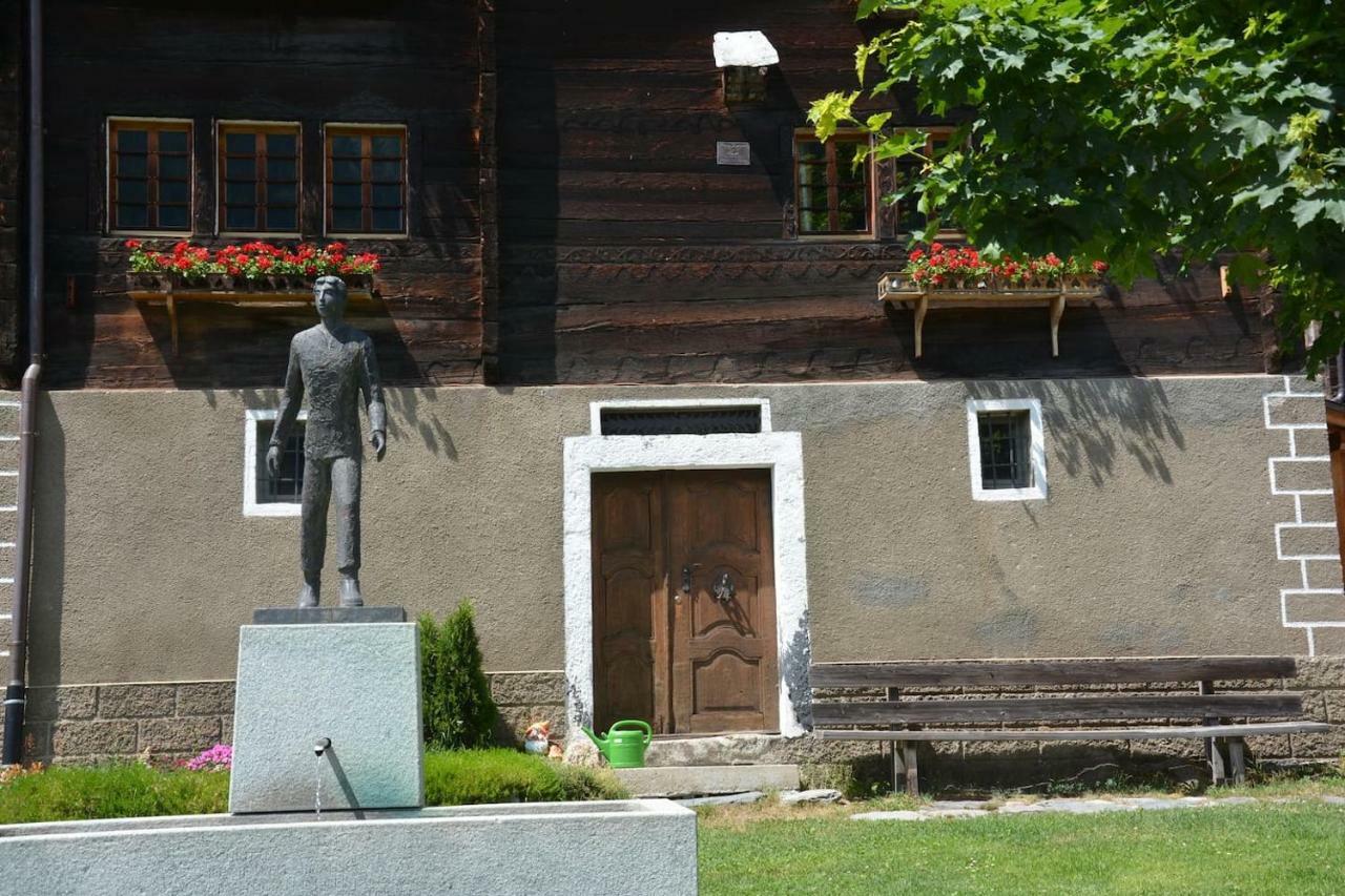 Denkmalgeschuetzter Spycher Total Renoviert Goms エクステリア 写真